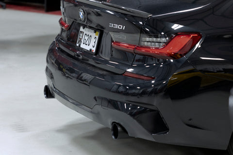 Dinan 19-26 BMW 330i (G20)/21-26 BMW 430i (G22) Valved Axleback Exhaust System - Polished Tips - D660-0091