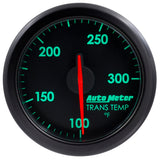 Autometer Airdrive 2-1/6in Trans Temperature Gauge 100-300 Degrees F - Black - 9157-T