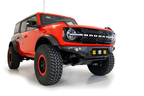 Addictive Desert Designs 21-22 Ford Bronco Bomber Front Bumper (w/ 3 Baja Designs LP4 Mounts) - F230194120103