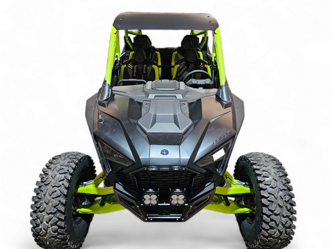 Elektric Offroad 2022-2025 Polaris Rzr Pro R/ Pro S/Turbo R Billet Front Winch Bumper Anodized Black - FWB610030