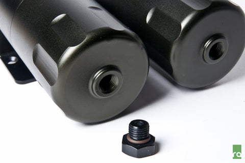 Radium Engineering Dual Universal Catch Can Kit - Fluid Lock - 20-0005-FL
