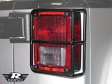 Rampage 2007-2018 Jeep Wrangler(JK) Taillight Guards - Black - 88660
