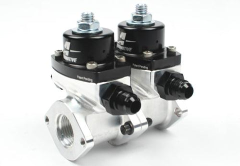 Aeromotive Modular Fuel Pressure Regulator - 2 x AN-06 Outlet and 2 x AN-10 Inlet Ports - 13217
