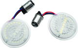 Kuryakyn Luminez L.E.D. Front Turn Signal Insert 1157 White - 2932