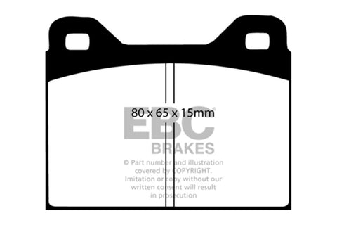 EBC 18-21 Mitsubishi Outlander Ultimax Rear Brake Pads - UD2135