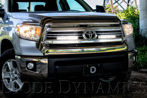 Diode Dynamics 14-21 Toyota Tundra SS12 Driving Light Kit - Amber Wide - DD6068