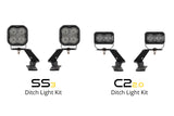 Diode Dynamics 19-21 Ford Ranger Pro SS3 LED Ditch Light Kit - Yellow Combo - DD6586