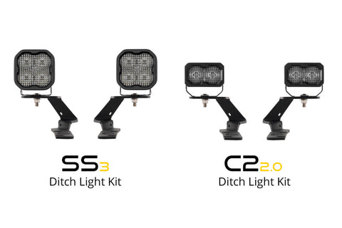 Diode Dynamics 19-21 Ford Ranger Pro SS3 LED Ditch Light Kit - Yellow Combo - DD6586