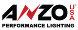 ANZO 07-13 Chevrolet Silverado 1500/2500/3500 Proj Headlights w/ Plank Style Switchback Chrome w/Amb - 111411