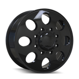 ION Type 167 20x8.25 / 8x165.1 BP / High Offset / 9.15in BS / 121.3mm Hub Gloss Black Wheel - 167-2881GBF115