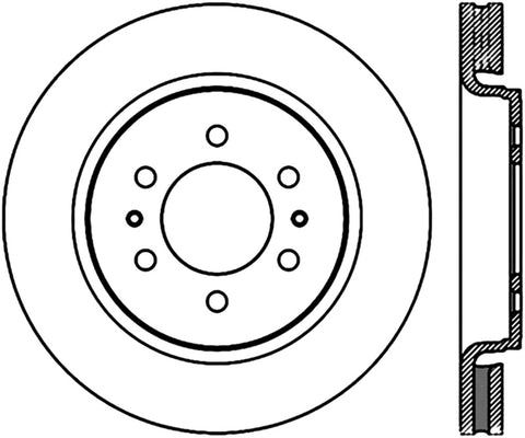 StopTech Slotted Sport Brake Cryo Rotor 07-12 Ford Expediton - 126.65119CSR