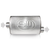 Stainless Works 2in ID CENTER INLET/ 2in OD OFFSET OUTLET 5inX9in - TM5S2C2O