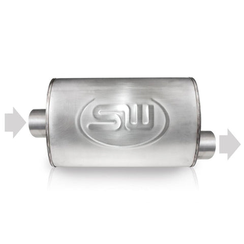 Stainless Works 2in ID CENTER INLET/ 2in OD OFFSET OUTLET 5inX9in - TM5S2C2O