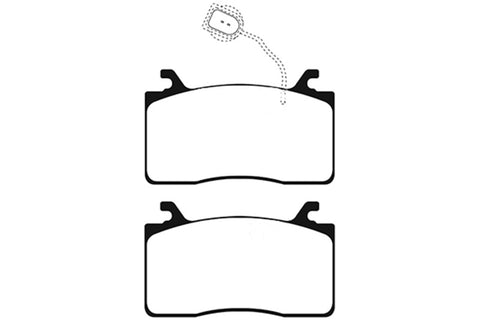 EBC 2016+ Alfa Romeo Guilia 2.0T Redstuff Front Brake Pads - DP32325C