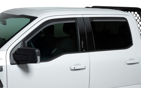 Putco 15-20 Ford F-150 - Super Cab Element Matte Black Window Visors (Set of 4) - 680067