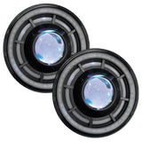 ORACLE Lighting 0718 Jeep Wrangler JK Oculus 7in ColorSHIFT Bi-LED Projector Headlights - 5876-333