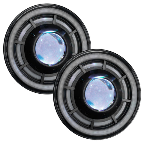 ORACLE Lighting 0718 Jeep Wrangler JK Oculus 7in ColorSHIFT Bi-LED Projector Headlights - 5876-330