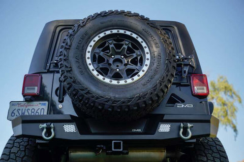 DV8 07-18 Jeep Wrangler (JK) Tire Carrier for MTO Bumper - TCJK-13