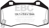 EBC 2017+ Fiat 124 Spider 1.4L Turbo Abarth Ultimax2 Front Brake Pads - UD13791