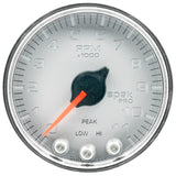 Autometer Spek-Pro Gauge Tach 2 1/16in 11K Rpm W/ Shift Light & Peak Mem Slvr/Chrm - P33621
