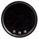 Autometer Spek-Pro Gauge Oil Temp 2 1/16in 300f Stepper Motor W/Peak & Warn Blk/Smoke/Blk - P32252