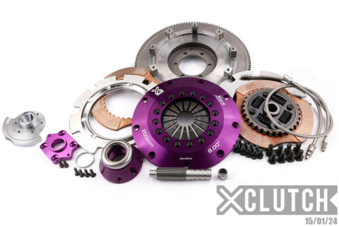 XClutch 93-95 Mazda RX-7 1.3L 8in Twin Sprung Ceramic Clutch Kit - XKMZ20680-2B