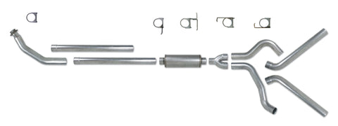 Diamond Eye KIT 4in TB DUAL SS: 94-02 DODGE CUMMINS 5.9L - K4214S