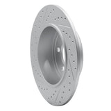 R1 13-25 Mazda Mx-30 Rear Right Drilled & Slotted Geo-Carbon Rotor - 830-80083R