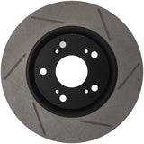 StopTech Power Slot Slotted 06-08 Honda Civic Si Front Left Rotor - 126.40057SL