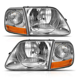 ANZO 1997-2003 Ford F-150 Crystal Headlight G2 Clear With Parking Light - 111438