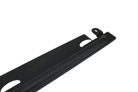 Fishbone Offroad 07-18 Jeep Wrangler JK 4 Door Rubicon Steel Rock Slider - Black Textured Powdercoat - FB23011