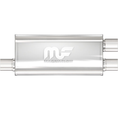 MagnaFlow Muffler Mag SS 18X5X8 2.5X2.5/2.5 O - 12265