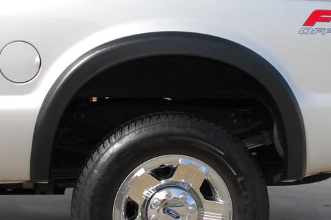 Lund 08-10 Ford F-250 SX-Sport Style Textured Elite Series Fender Flares - Black (2 Pc.) - SX313TA