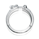 Stainless Works V Band SS T-Bolt Clamp only for 3in tubing only - VBCO3