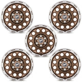 Ford Racing 21-23 Bronco 17x8.0 Wheel Kit -Sinister Bronze - M-1007K-P1780BRN