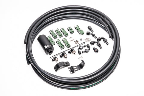 Radium Engineering Late Nissan Fuel Hanger Plumbing Kit Microglass Filter - 20-0702-05
