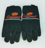 Granatelli X-Large Mechanics Work Gloves - Black w/Touch Screen Finger Tips & Granatelli Logo - 706532