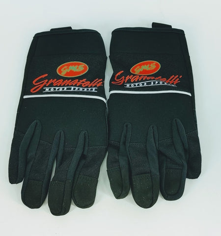 Granatelli X-Large Mechanics Work Gloves - Black w/Touch Screen Finger Tips & Granatelli Logo - 706532