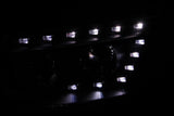 ANZO 2007-2007 Hyundai Santa Fe Projector Headlights w/ LED Black - 111237