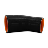 Mishimoto Silicone Reducer Coupler 45 Degree 3.5in to 4in - Black - MMCP-R45-3540BK