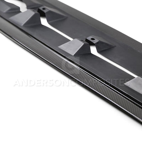 Anderson Composites 16-17 Ford Focus RS Type-AR Rocker Panel Splitter - AC-SS16FDFO-AR