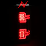ANZO 2014-2018 Chevy Silverado 1500 LED Taillights Red/Clear - 311292