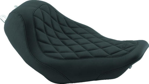 Mustang 04-21 Honda VT750 Aero Wide Touring 2PC Seat w/Driver Backrest - Black - 79391