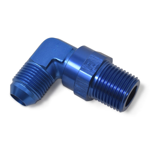 Russell Performance -10 AN 90 Degree Male to Male 3/8in Swivel NPT Fitting - 614120