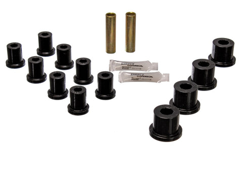 Energy Suspension Jeep Spring Bushing Set - Black - 2.2116G