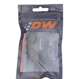 DeatschWerks 6 AN Female Flare Swivel 60-Degree Hose End PTFE - Anodized Matte Black - 6-02-0871-B