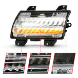 ANZO 18-19 Jeep Wrangler JL Halogen Chrome Clear w/ Sequential Signal - 511083