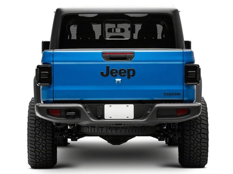Raxiom 20-23 Jeep Gladiator JT Axial Series LED Tail Lights- Blk Housing (Smoked Lens) - JG10568