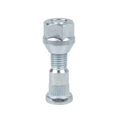 Synergy Jeep XJ/JK/JKU/TJ/LJ/YJ/ZJ Wheel Spacer Replacement Stud 12mmX1.50 w/Lug Nut - 4110-12-1.5