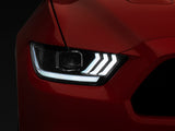 Raxiom 15-17 Ford Mustang GT350 GT500 LED Projector Headlights- Blk Housing (Clear Lens) - 407613